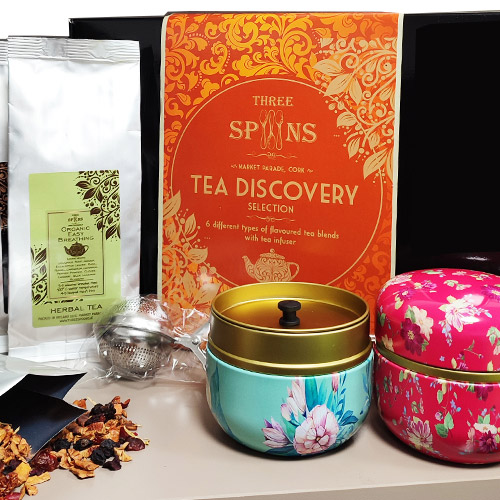 DISCOVERY Tea Large Gift Box Three Spoons Tea, Coffee and Something more
