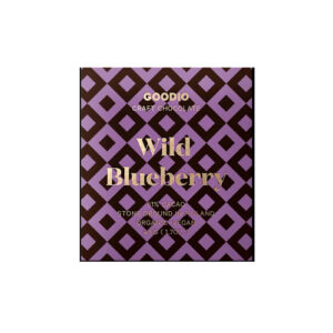 GOODIO Organic Raw Stone Ground 61% Dark Chocolate WILD BLUEBERRY