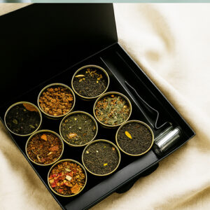 ASSORTED GOLDEN TIN TEA GIFT SET