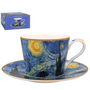 VAN GOGH STARRY NIGHT  CUP/ SAUCER