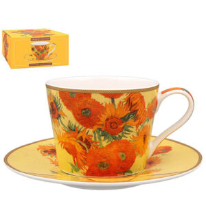 VAN GOGH SUNFLOWERS  CUP/ SAUCER