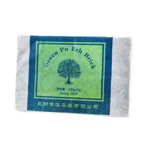 GREEN PU ERH BRICK ZHUANCHA 100G