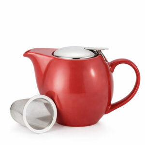 SAARA TEAPOT WITH INFUSER 0.9L/ SHINY RED