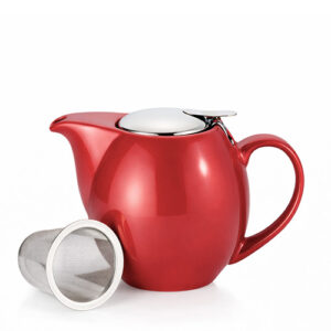 SAARA TEAPOT WITH INFUSER 0.9L/ SHINY RED