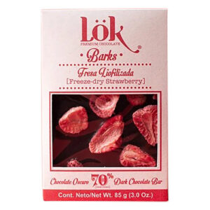 LÖK BEAN TO BAR 70% DARK CHOCOLATE /STRAWBERRY