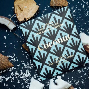 GOODIO Organic Raw Stone Ground 51% Dark Chocolate Coconut
