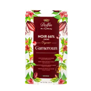 DOLFIN SINGLE ORIGIN 66% DARK CHOCOLATE CAMEROUN