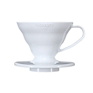HARIO V60-01 PLASTIC DRIPPER/  WHITE